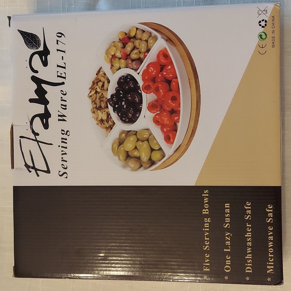 Lazy Susan serving dish